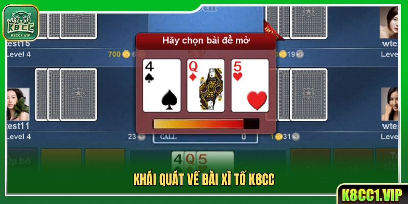 Thông tin cơ bản về bài xì tố online K8cc